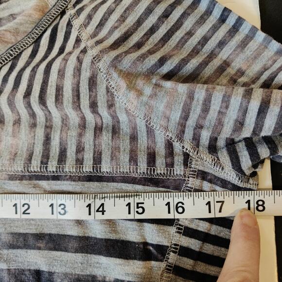prAna Women's Long Sleeve Jaime Top in Black & Gray Cloud Wash Size XS - Picture 5 of 9